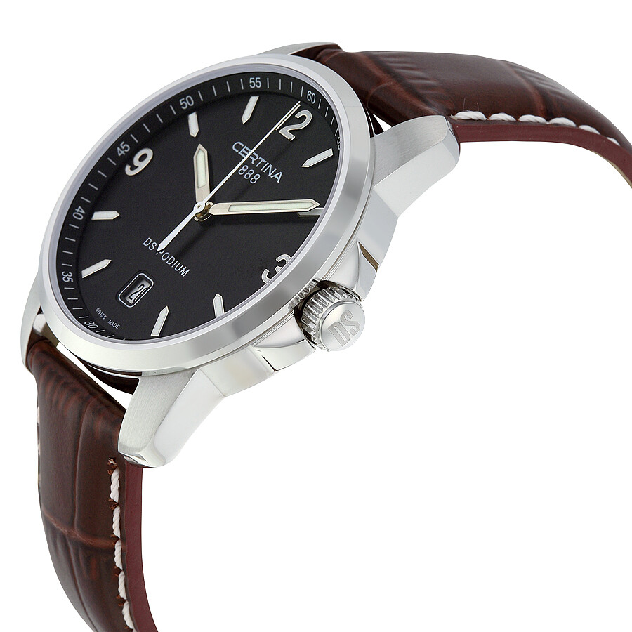 certina ds podium leather strap
