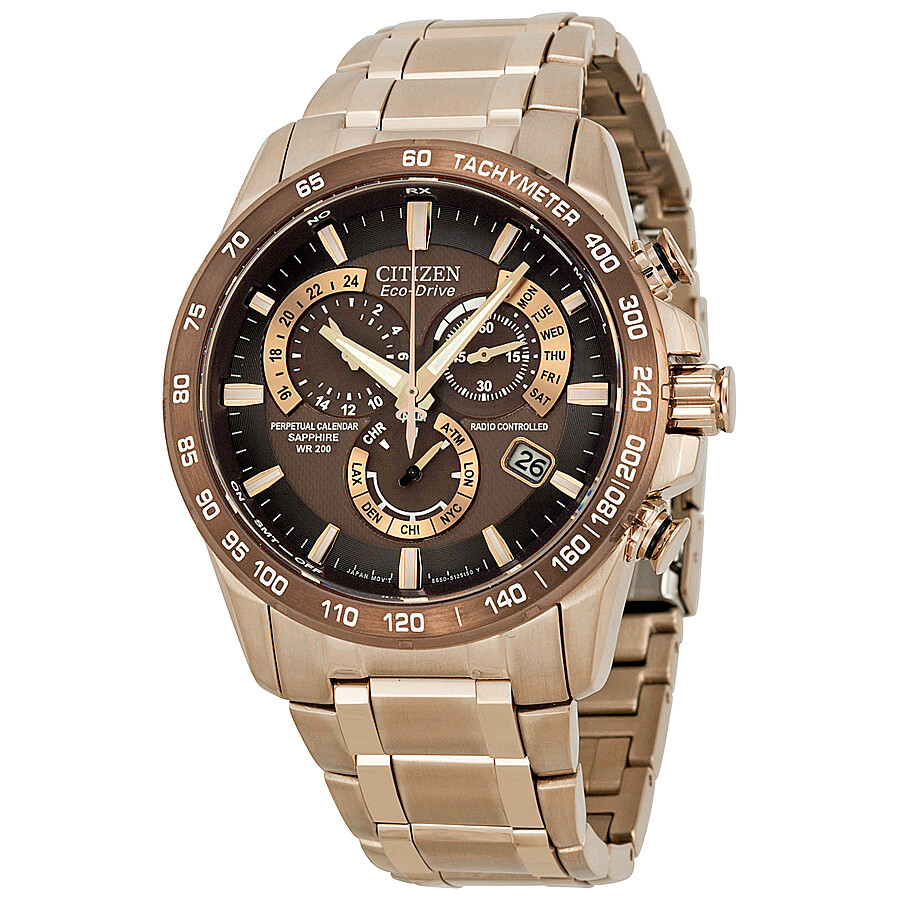 Citizen Eco Drive Perpetual Atomic Clock Synchronization Men s Watch 