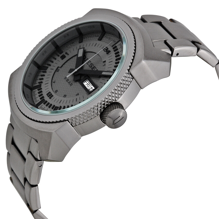 Diesel Timeframes Gunmetal Dial Grey PVD Men's Watch DZ1472 Diesel