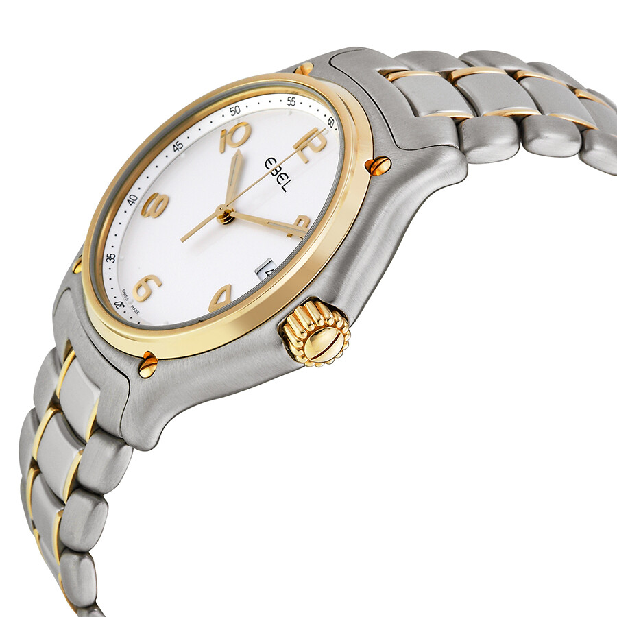 Ebel 1911 Silver Dial 18k Gold and Stainless Steel Men's Watch 1187241