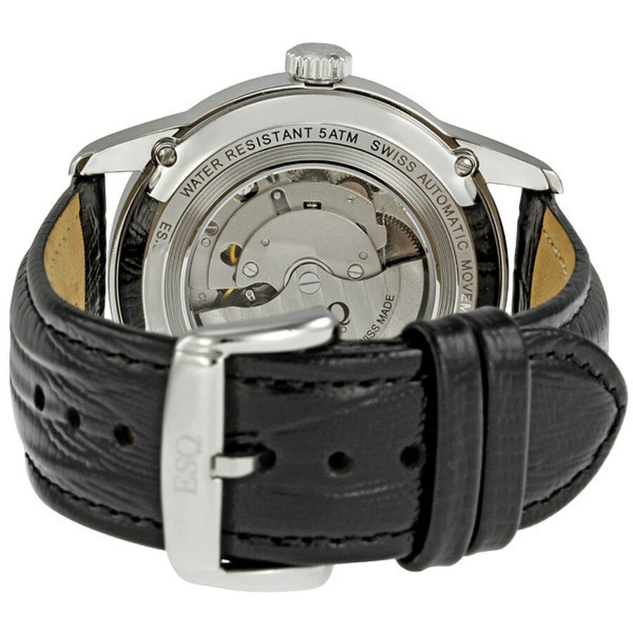 ESQ by Movado Chronicle Black Dial Automatic Men's Watch 07301373 ESQ