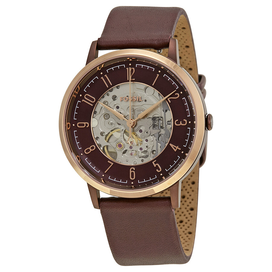 Fossil Vintage Muse Skeleton Dial Automatic Men's Watch ME3137 - Fossil ...
