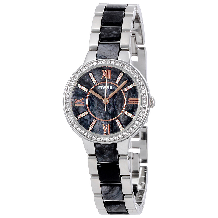 Fossil Virginia Gray Dial Ladies Casual Watch ES3918 Virginia