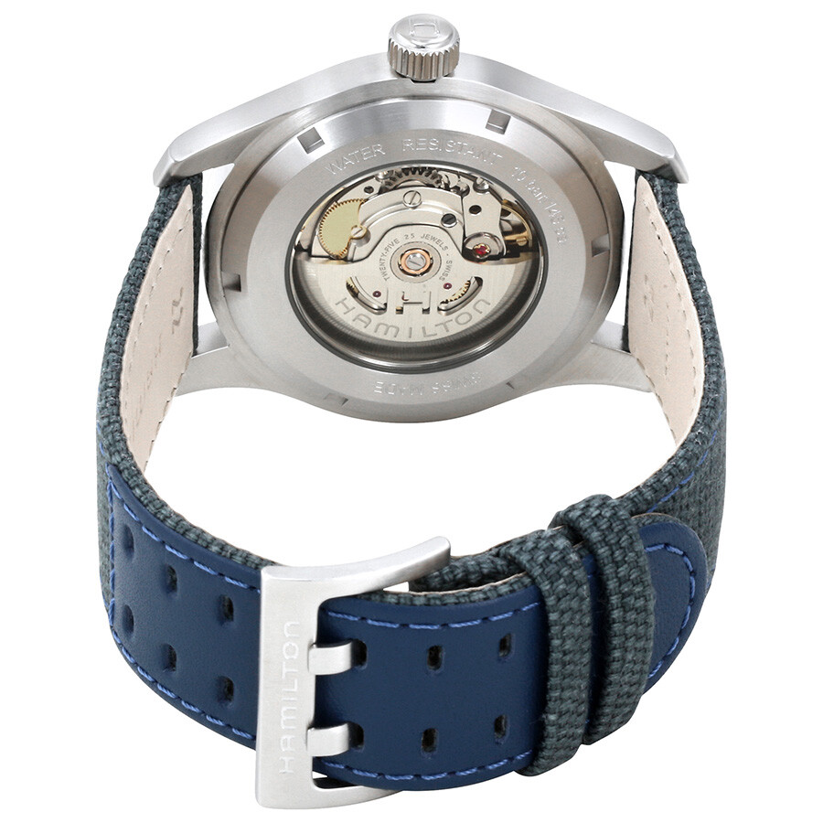 hamilton khaki blue dial