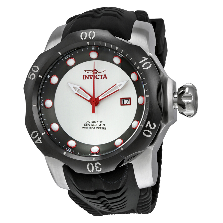 Invicta Venom Automatic Black And Silver Black invicta venom automatic black and silver black