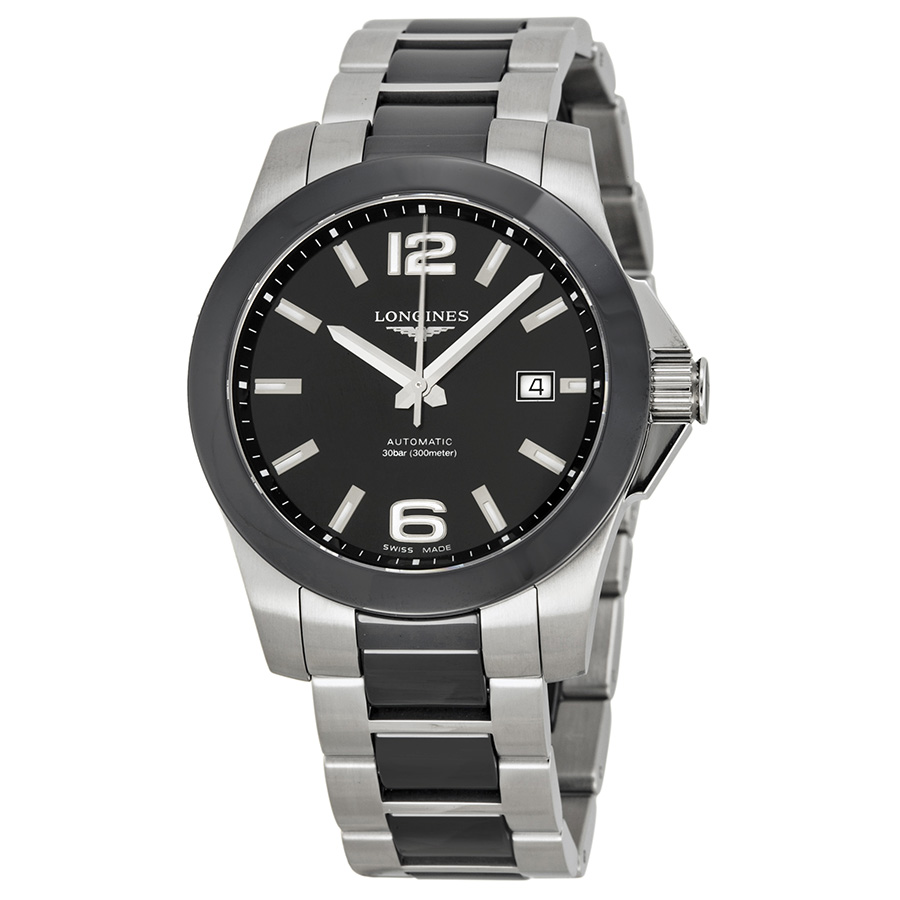 longines black ceramic