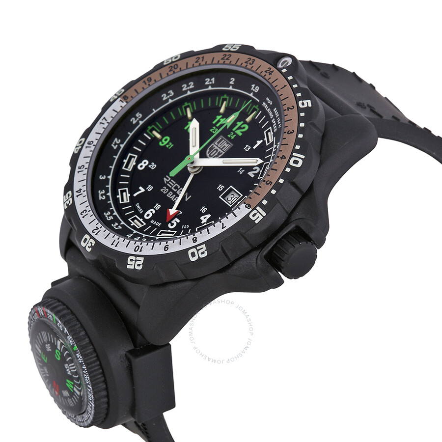 Luminox Recon Navigation Specialist Compass Black Silicone Men's Watch