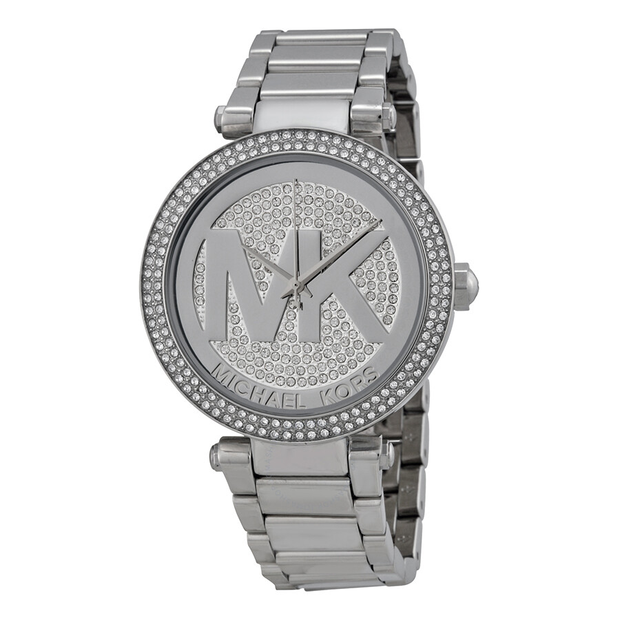 montre femme acier argent