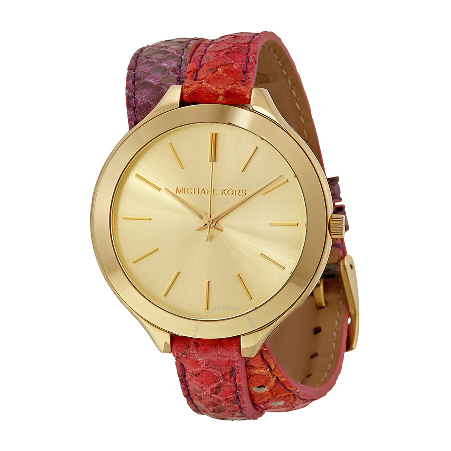 michael kors runway gold pink and gold leather michael kors runway gold pink and gold leather