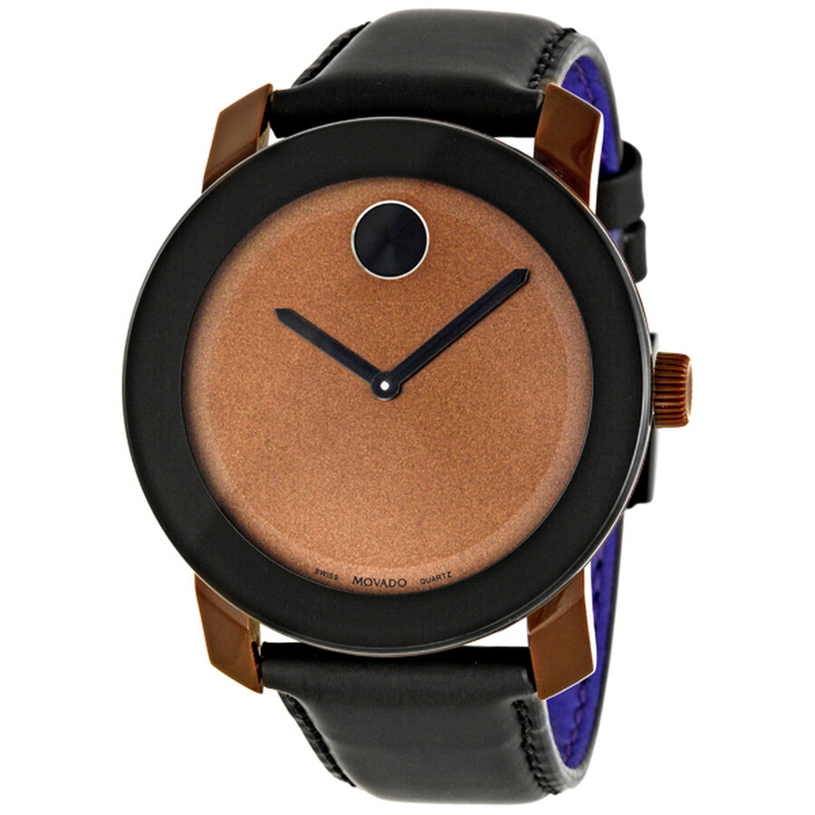 brown movado watch