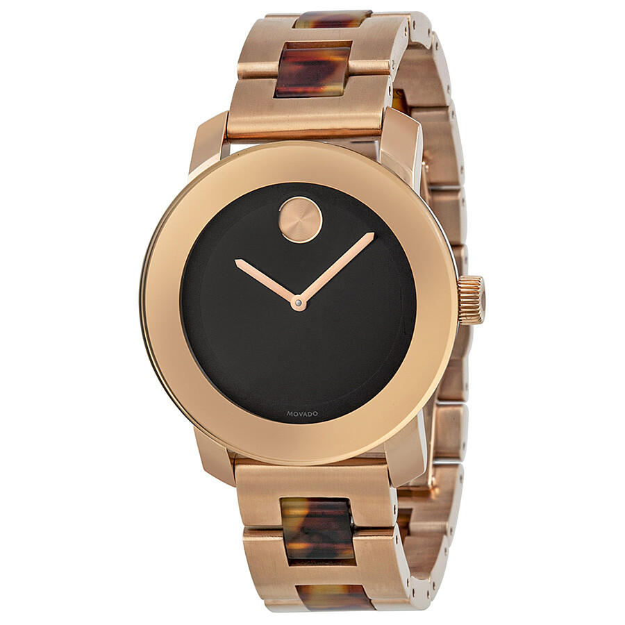 brown movado watch