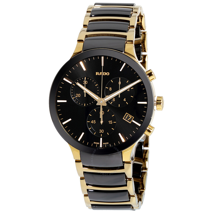 Rado Centrix Black Dial Men's Chronograph Watch R30134162 - Centrix