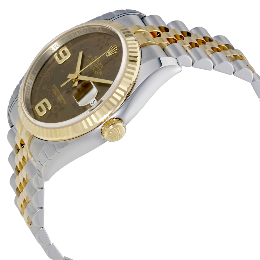 rolex oyster brown