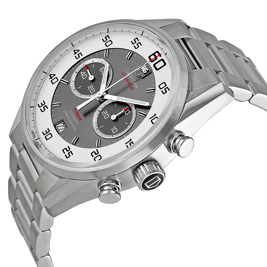 Tag Heuer Carrera 36 Flyback Chronograph Grey Dial Men's Watch CAR2B11.BA0799 - Carrera - Tag 
