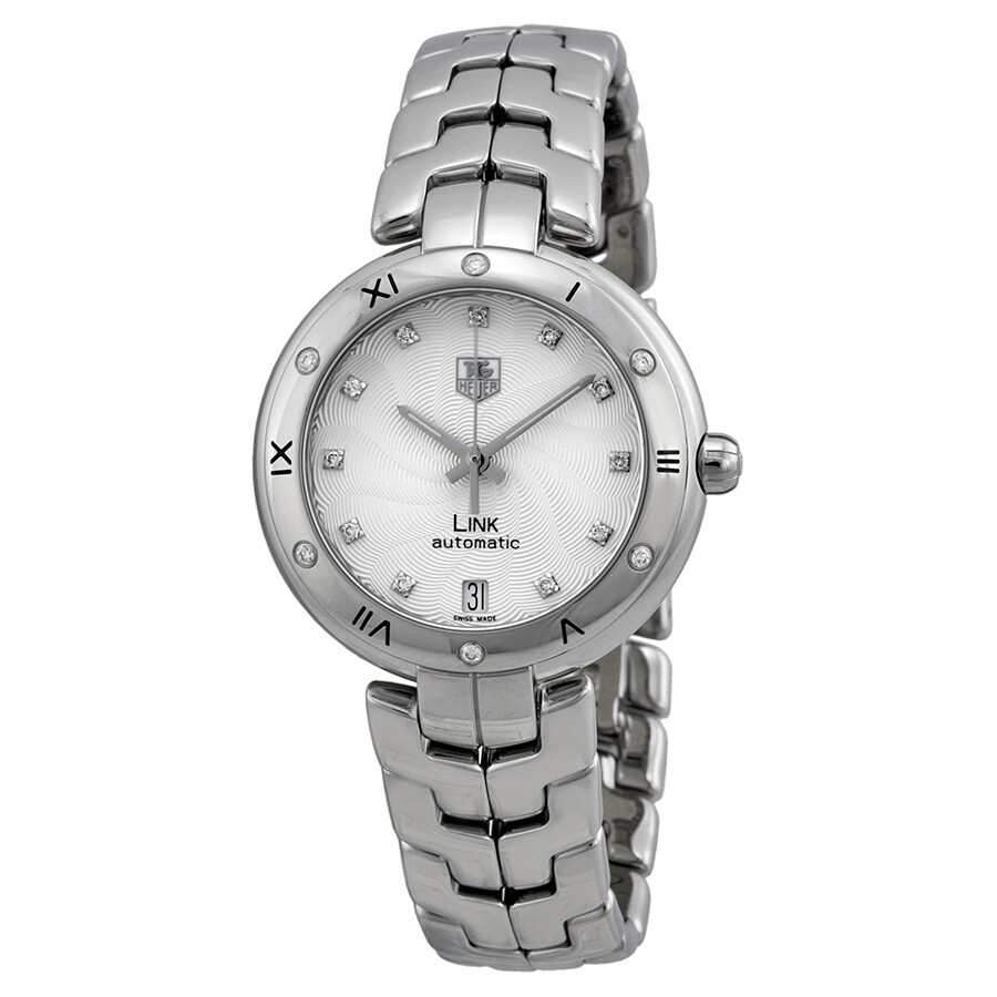 Tag Heuer Link Lady Automatic Diamond Silver Dial Stainless Steel