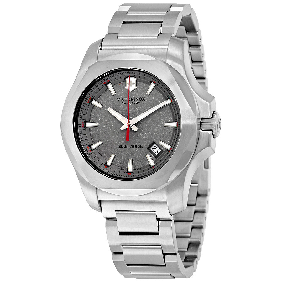 Victorinox I.N.O.X. Warm Grey Dial Men's Watch 241739 Inox
