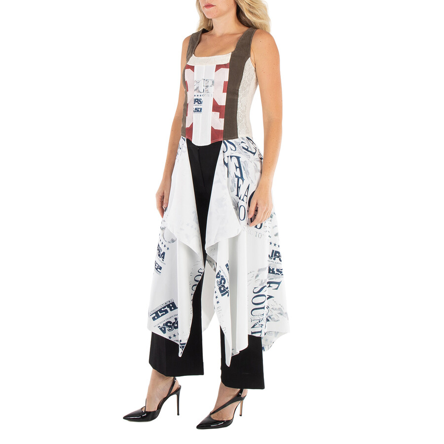 Multicolor Patchwork Layered Top