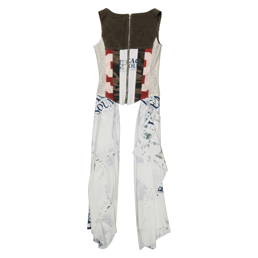 Multicolor Patchwork Layered Top