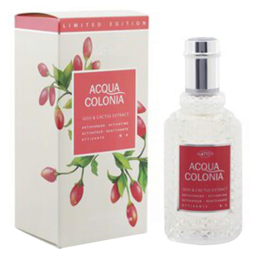 4711 Unisex Acqua Colonia Goji & Cactus Extract Edc Spray 1.7 oz Fragrances 4011700747894 In Red / Berry