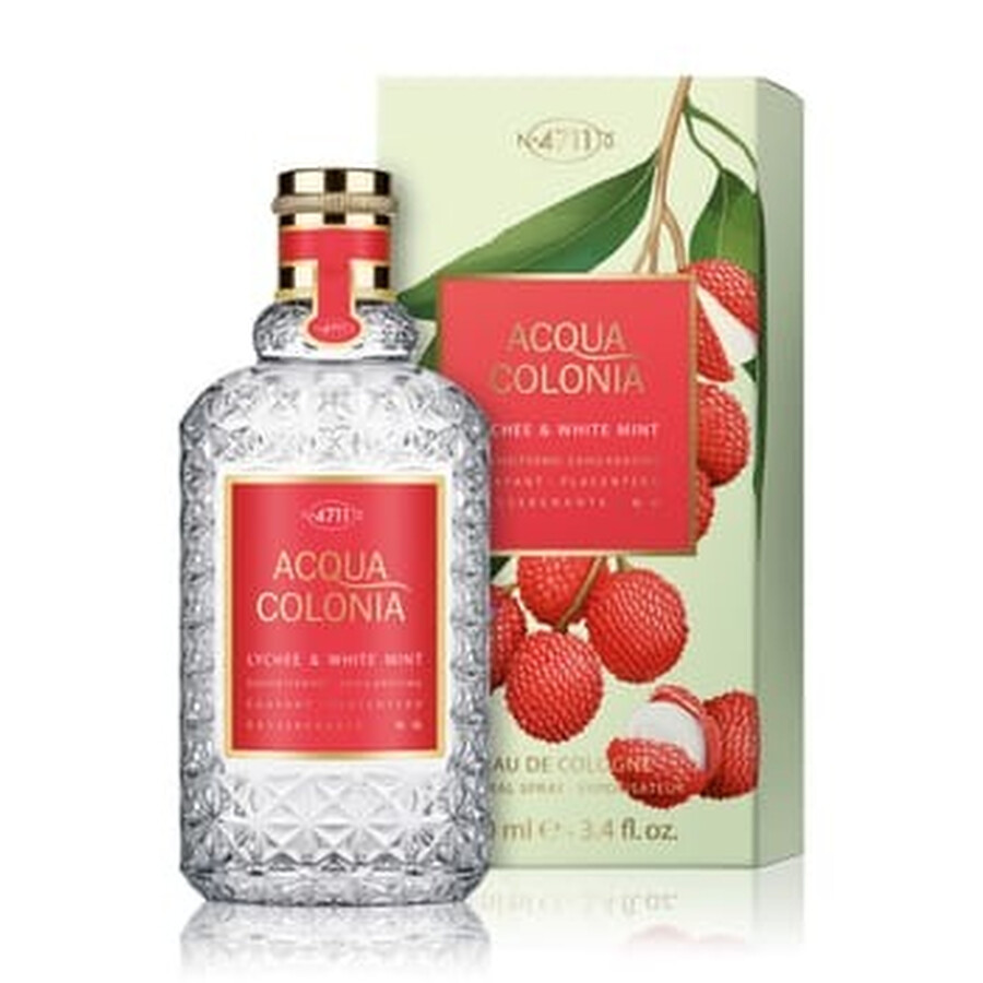 4711 Unisex Acqua Colonia Lychee & White Mint Edc 3.4 oz Fragrances 4011700748693 In Multi