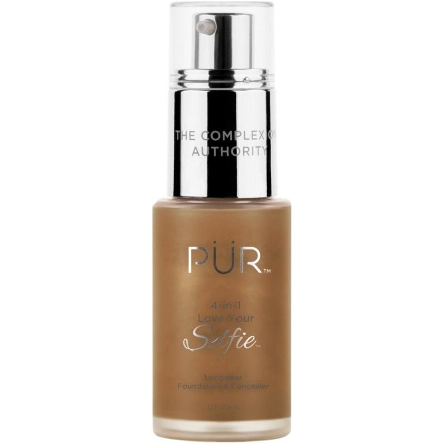 Pür 4-in-1 Love Your Selfie Longwear Foundation & Concealer - Dg6 Dark Almond (dark Brown Skin W/ Golden