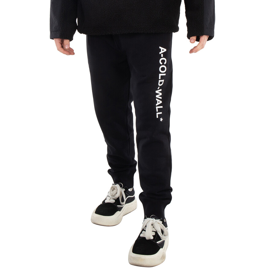 Black Essentials Logo-Print Track Pants