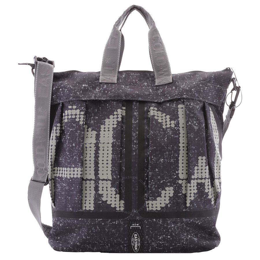 Shop A-cold-wall* A Cold Wall Black Men's Eastpak Logo-print Tote Bag