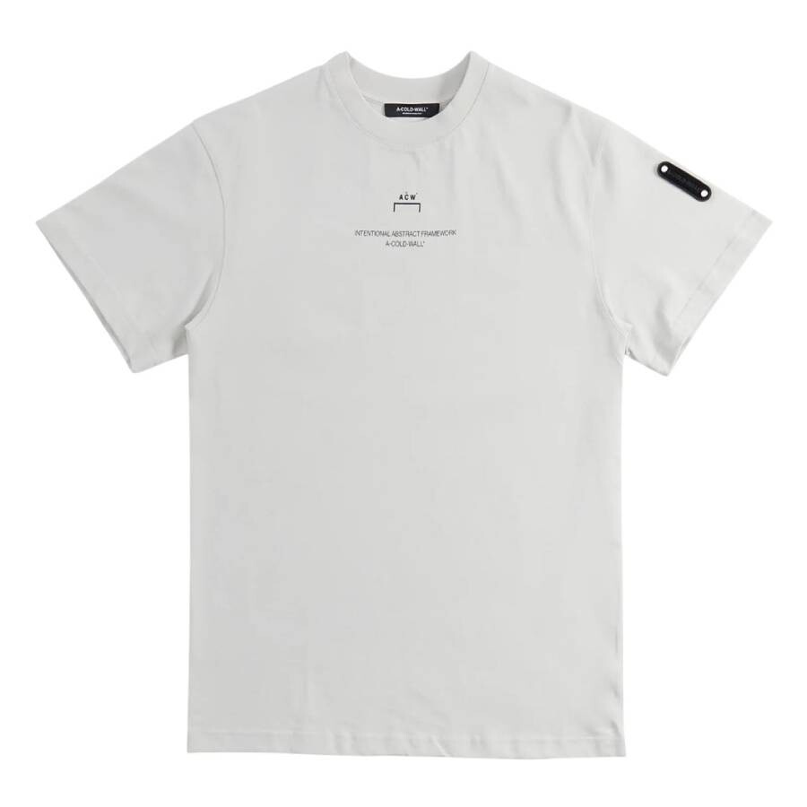 Brutalist Print Cotton Jersey T-Shirt