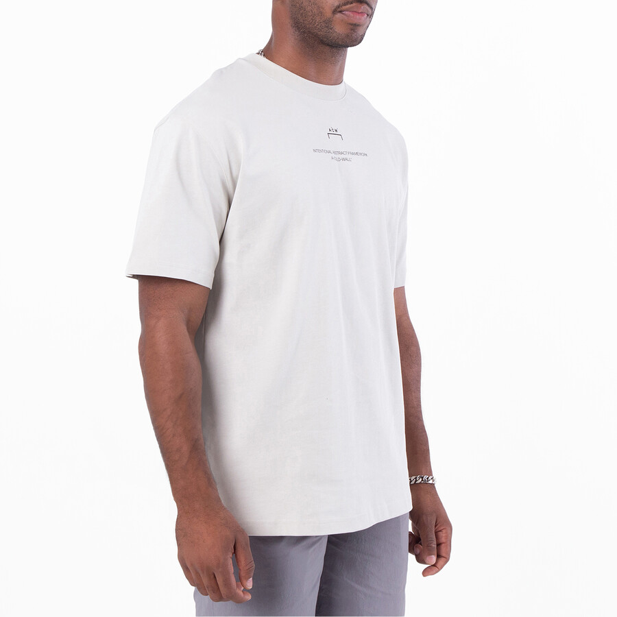 Brutalist Print Cotton Jersey T-Shirt