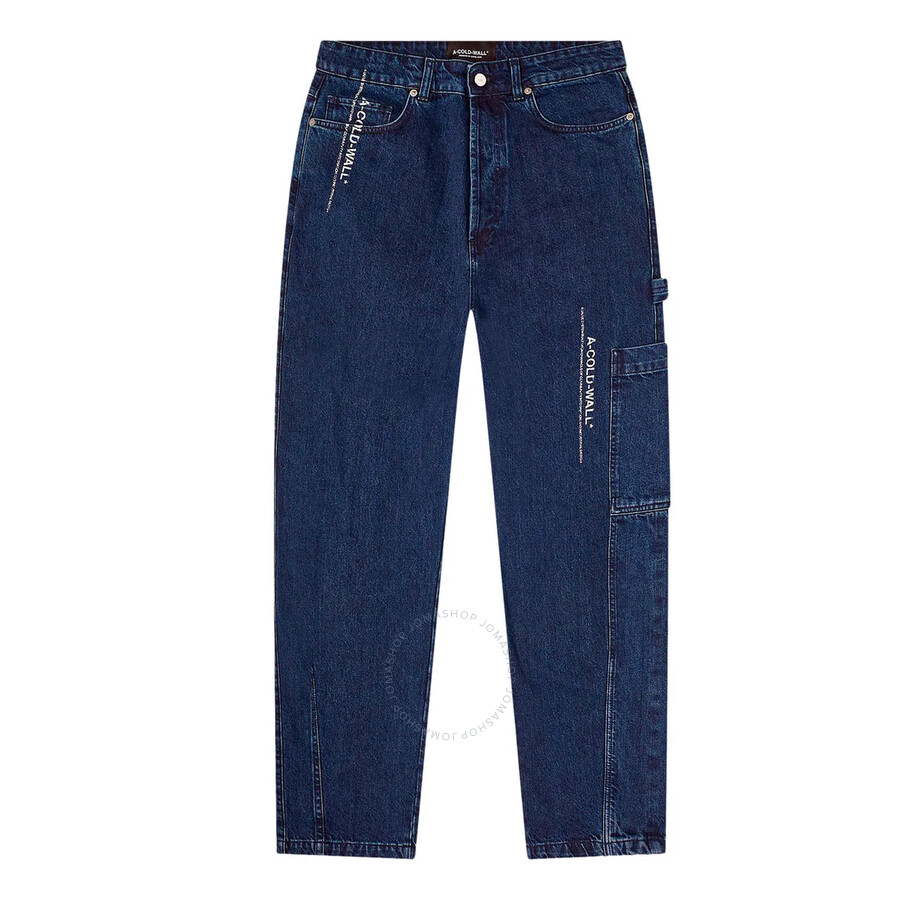 A-cold-wall* A Cold Wall Discourse Wide-leg Jeans In Blue