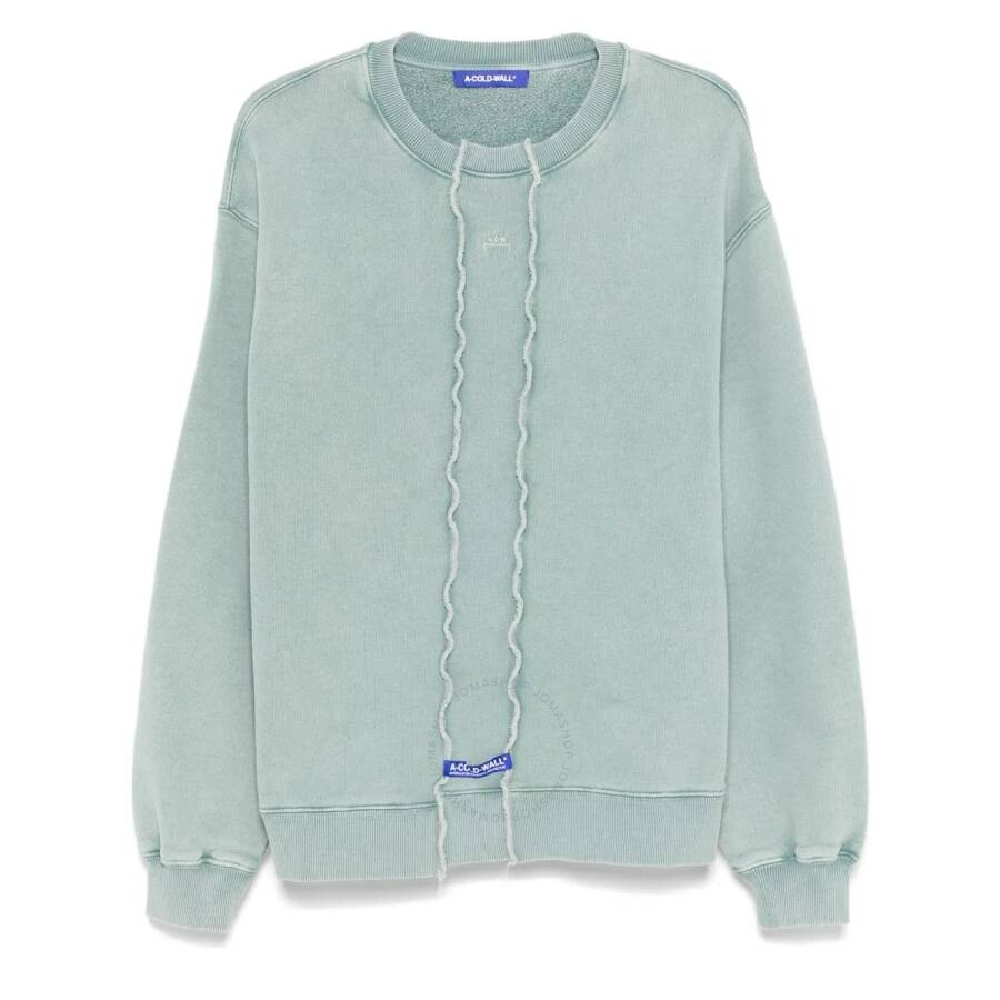 A-cold-wall* Fracture Sweatshirt In Grey/blue