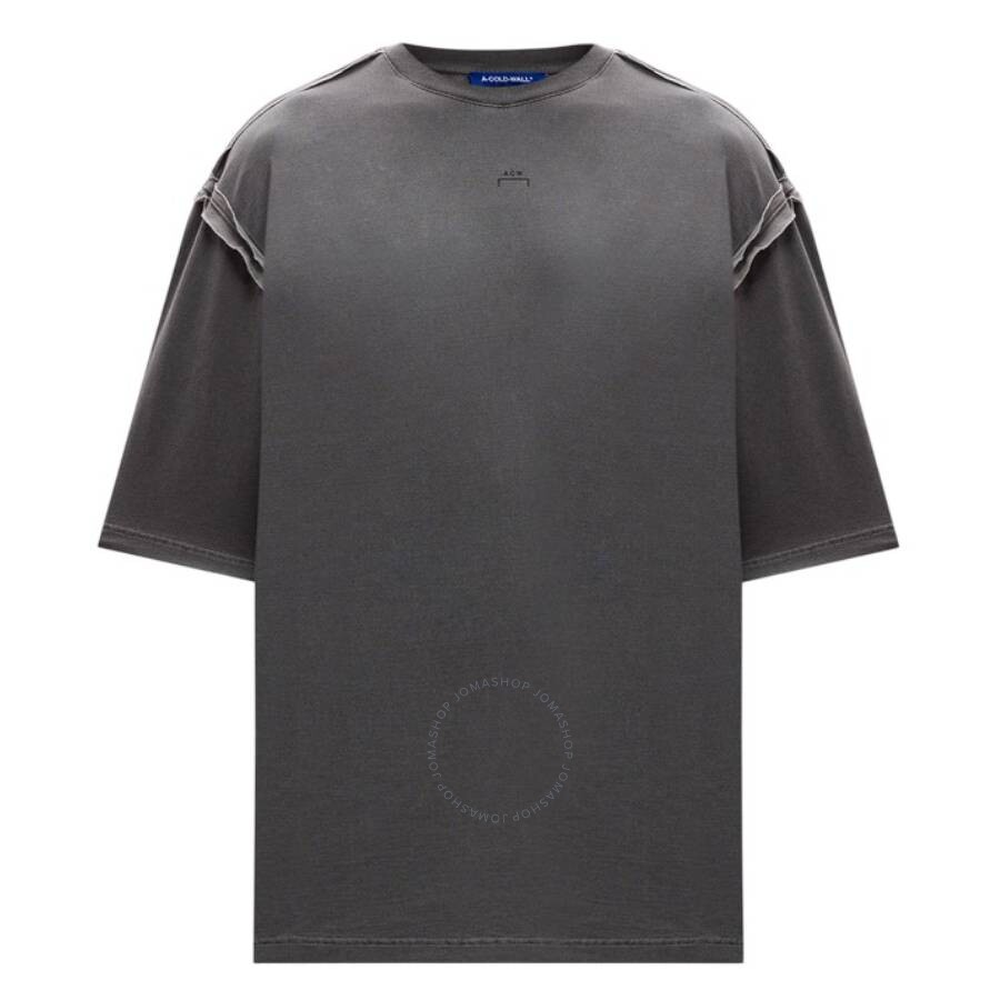 A-cold-wall* A Cold Wall Men's Black Facade Cotton T-shirt In Black