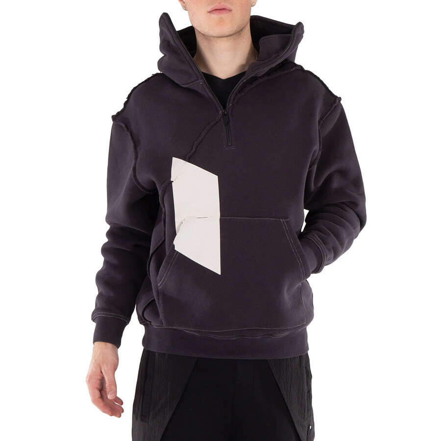 A Cold Wall Men's Black Printed Aspect Hoodie, Size Medium