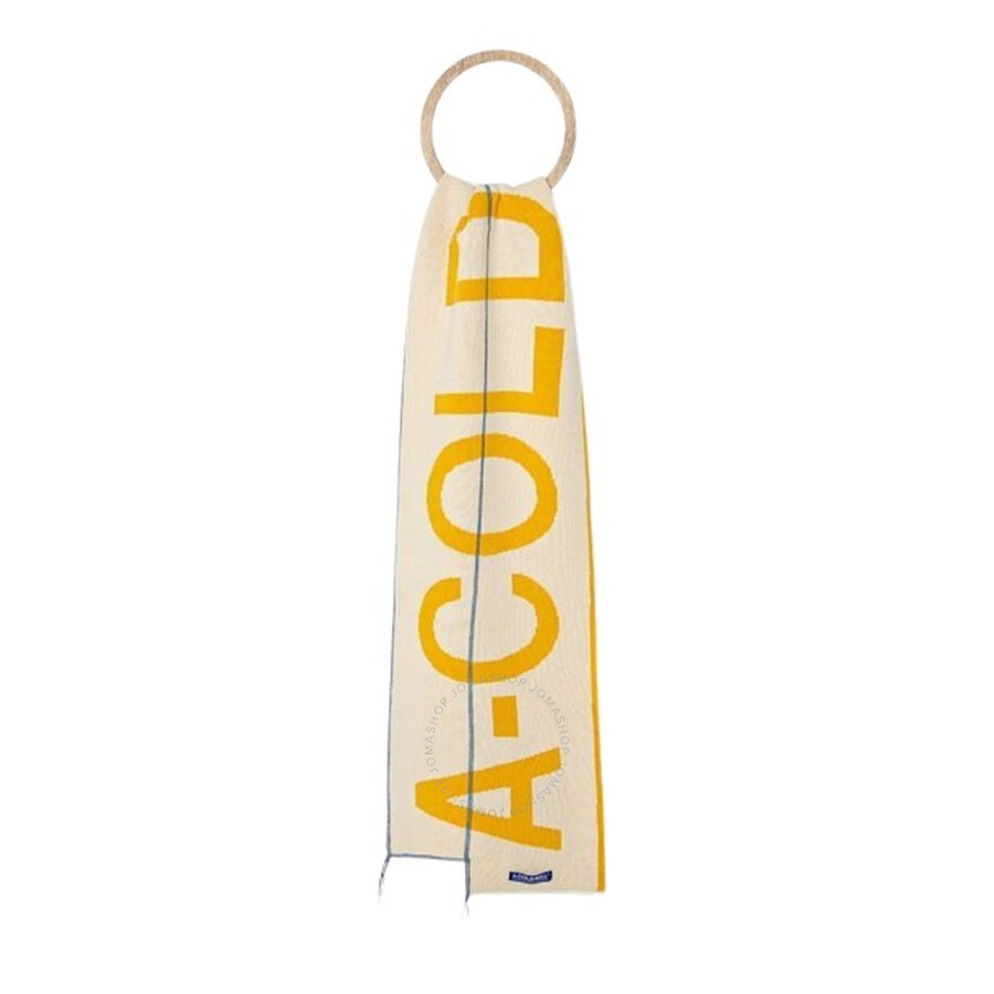 A-cold-wall* Fracture Scarf In Yellow