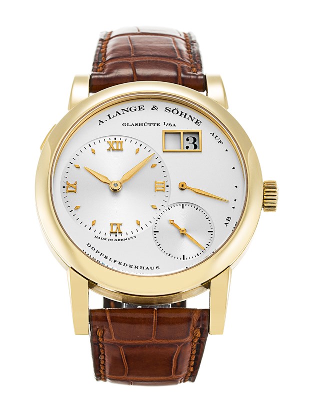 A Lange and Sohne Lange 1 Champagne Dial 18kt Yellow Gold Men's Watch 101.021