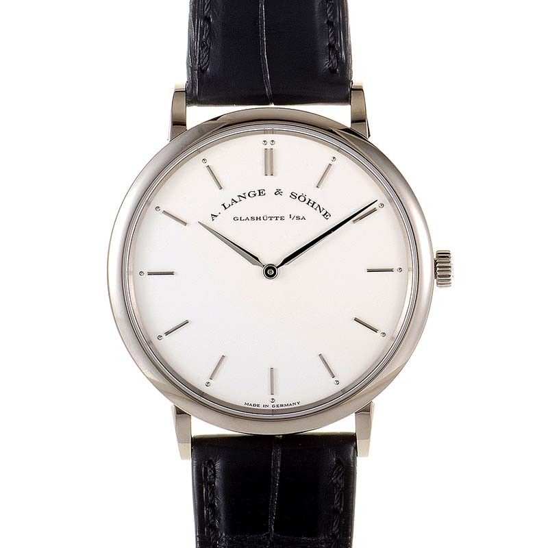 A. Lange & Sohne Saxonia Thin Silver Dial Men's Watch 211.026