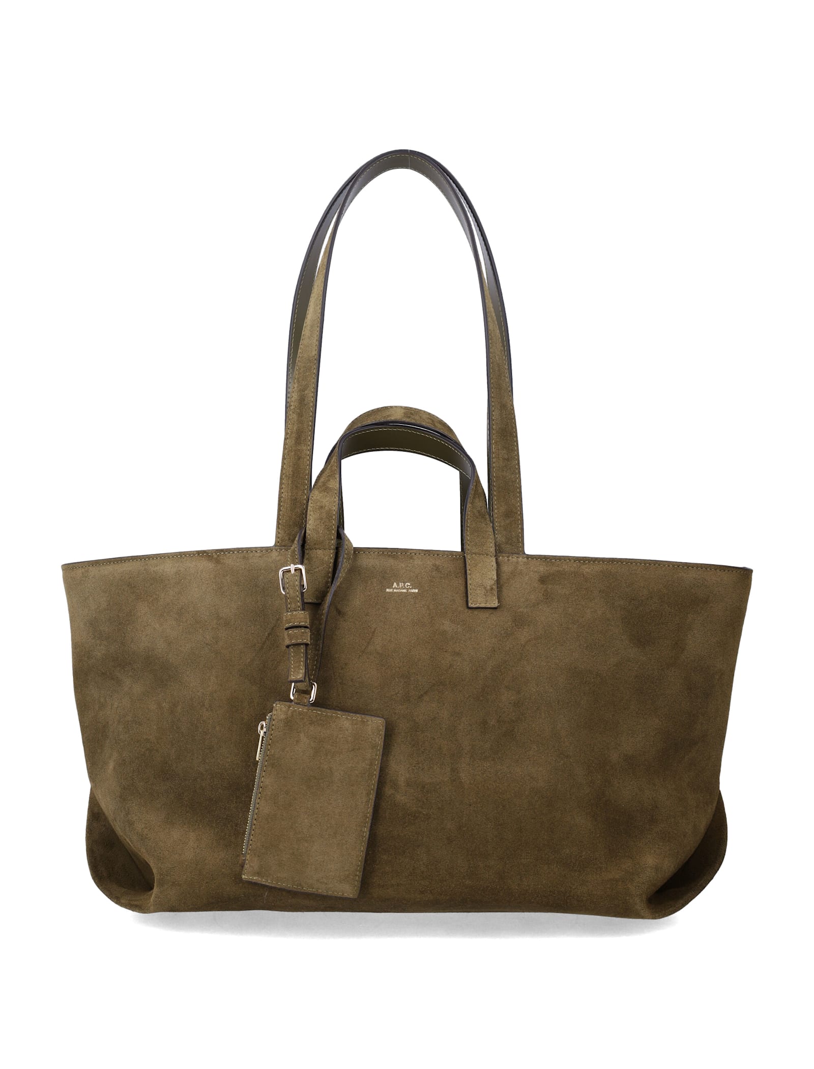A.P.C. Le Drummer Suede Bag F67057PXCALJAD - Handbags - Jomashop