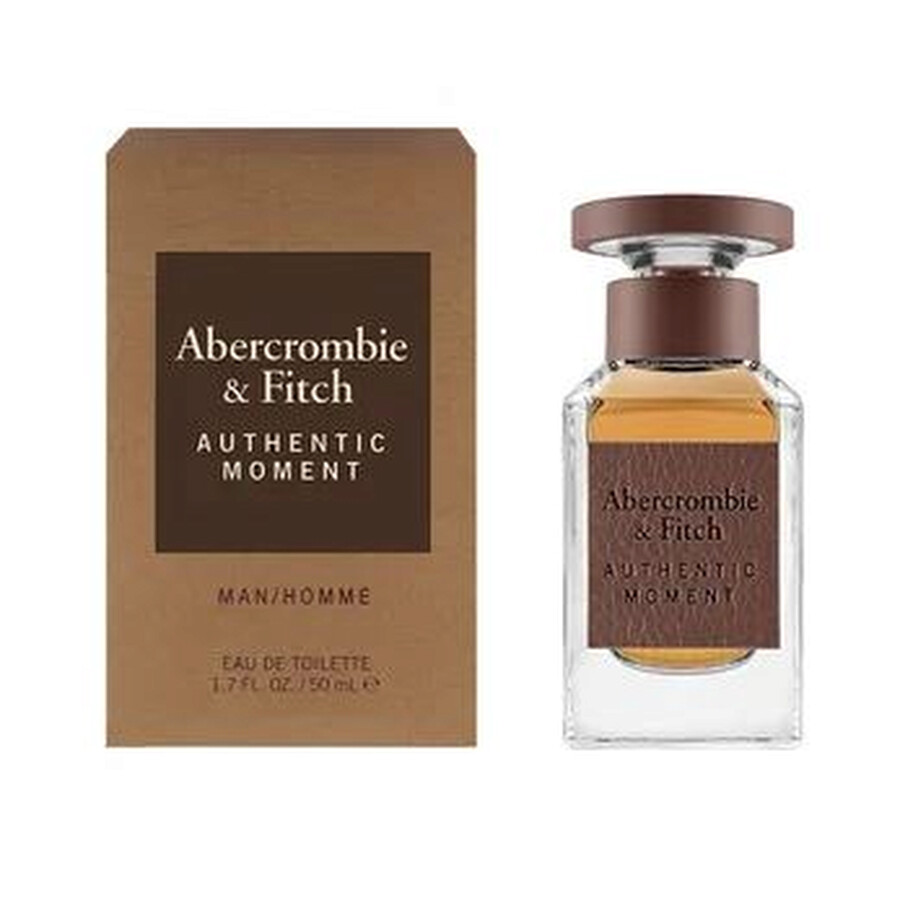 Abercrombie & Fitch Abercrombie And Fitch Men's Authentic Moment Edt 1.7 oz Fragrances 085715169518 In Transparent