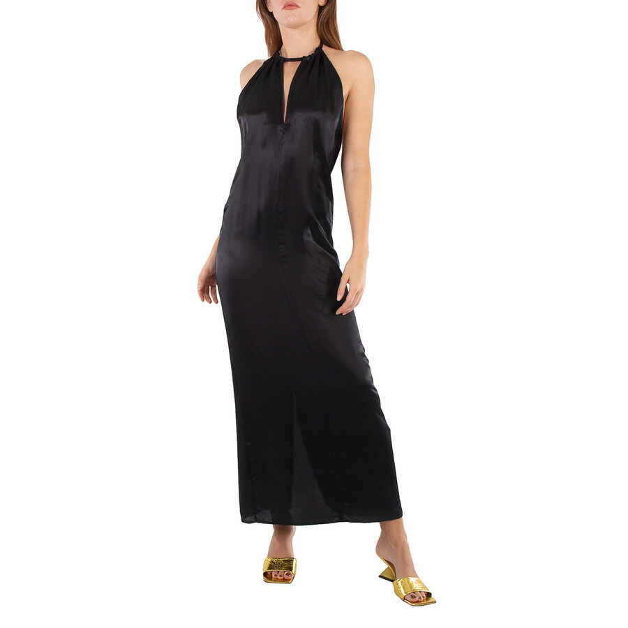 Ladies Black Sleeveless Dress