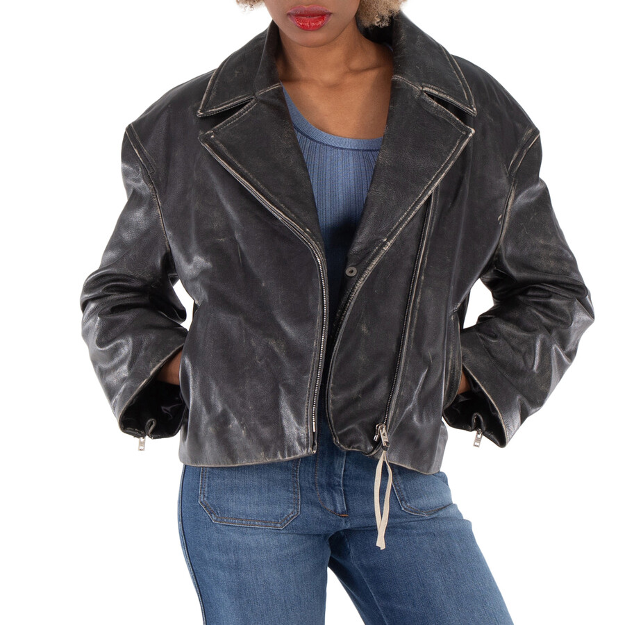 【送料&関税込】Acne Studios Lilket Biker Jacket Acne Studios Lilket Leather Biker Jacket, Brand Size 36 (US