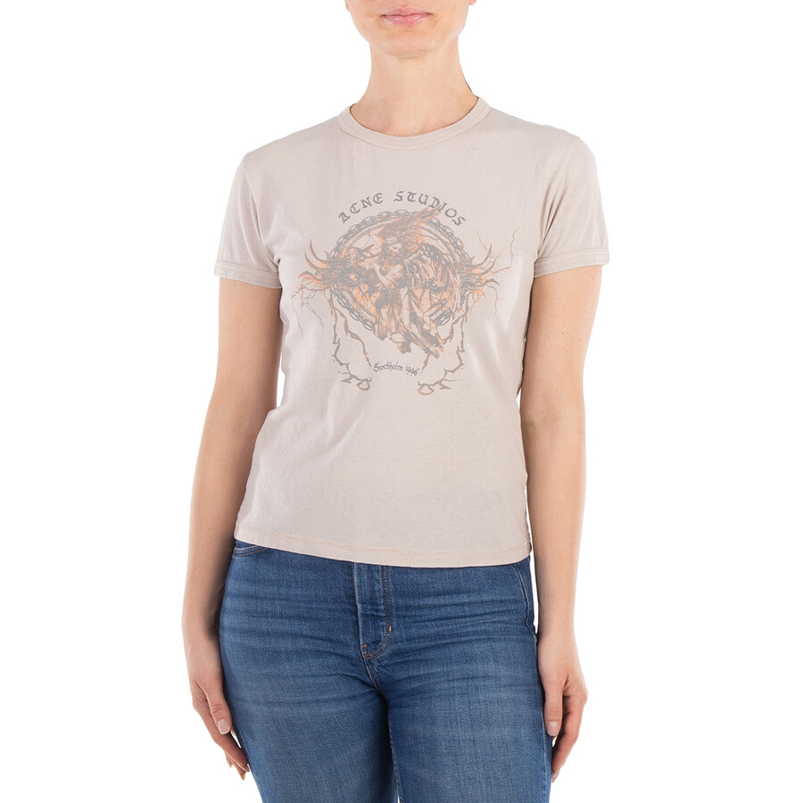 Organic Cotton Printed T-Shirt, Size Small