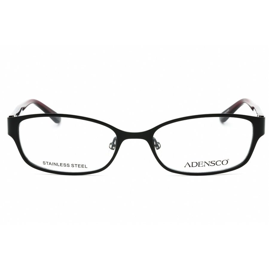 Adensco Ladies Black Rectangular Eyeglass Frames Ad207
