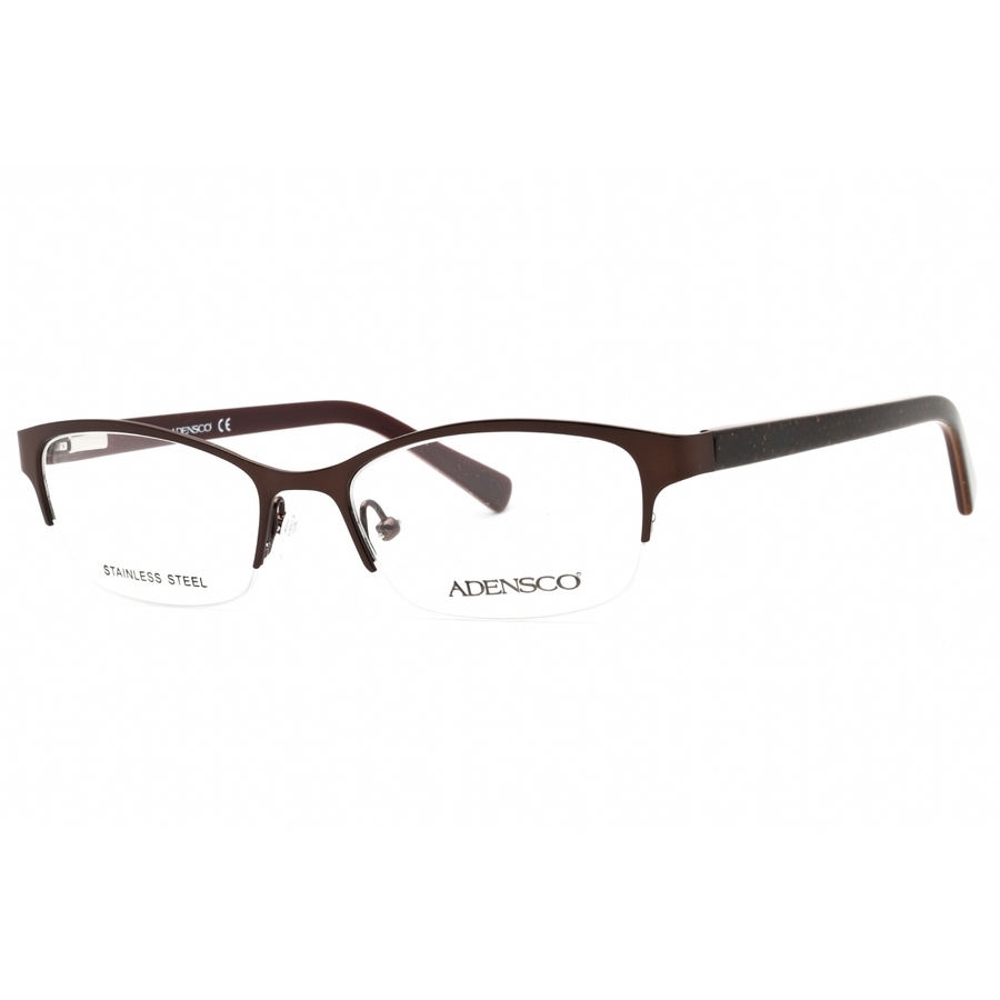 Adensco Ladies Brown Rectangular Eyeglass Frames Ad200