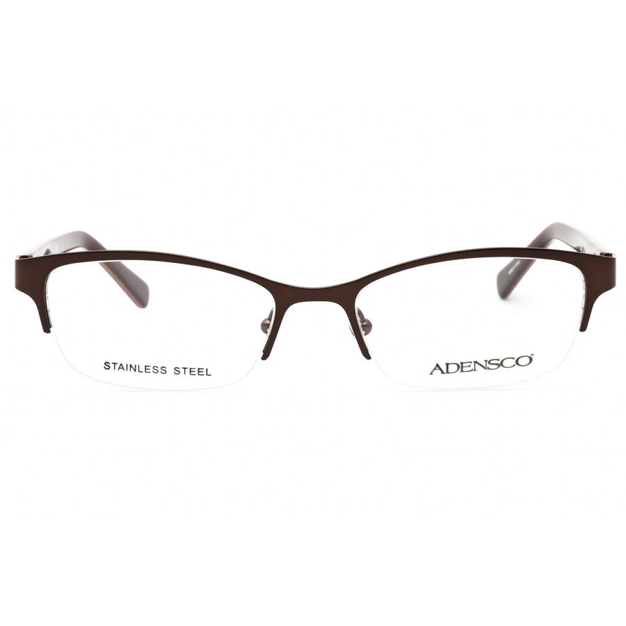 Adensco Ladies Brown Rectangular Eyeglass Frames Ad200