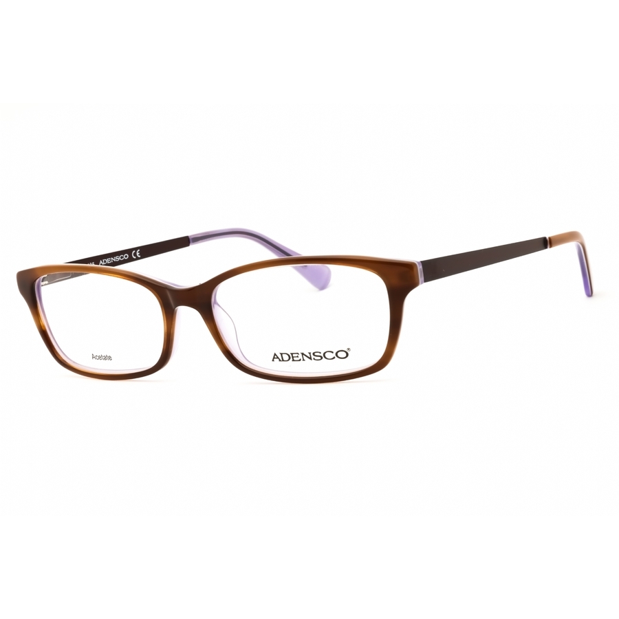 Adensco Ladies Brown Rectangular Eyeglass Frames Ad213