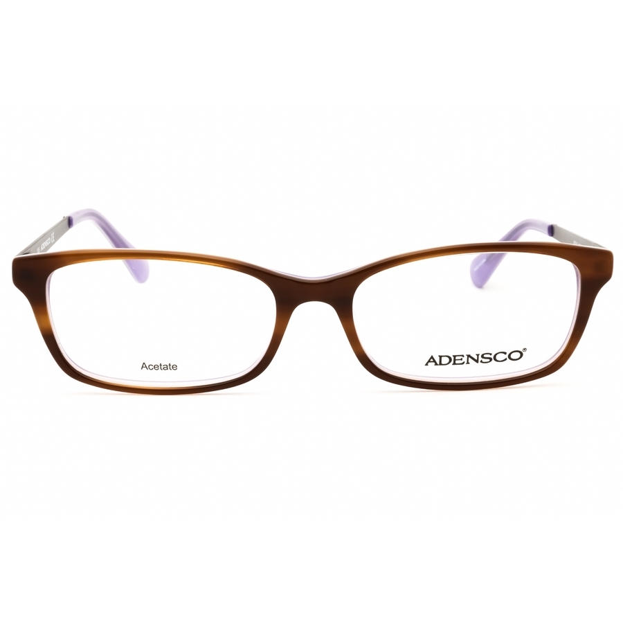 Adensco Ladies Brown Rectangular Eyeglass Frames Ad213