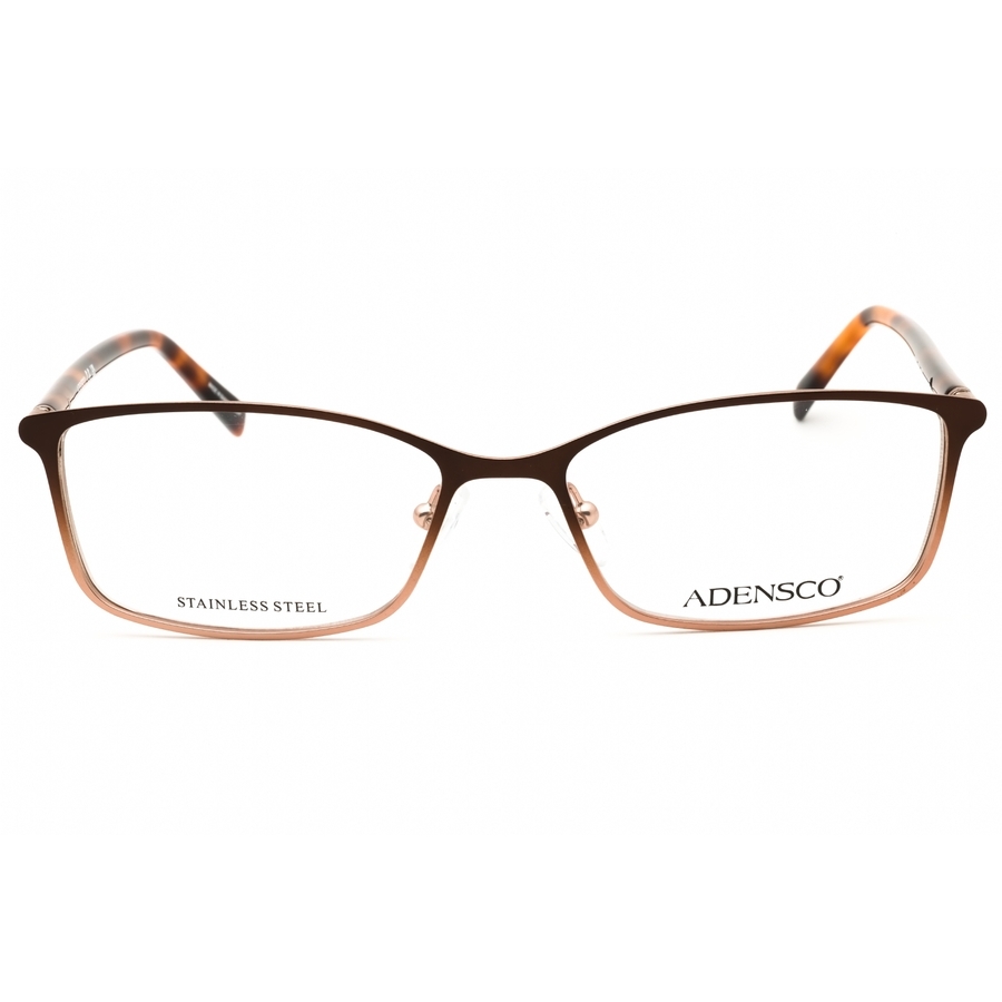 Adensco Ladies Brown Rectangular Eyeglass Frames Ad233