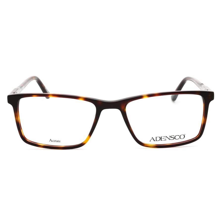 Adensco Men's Black Rectangular Eyeglass Frames Ad133