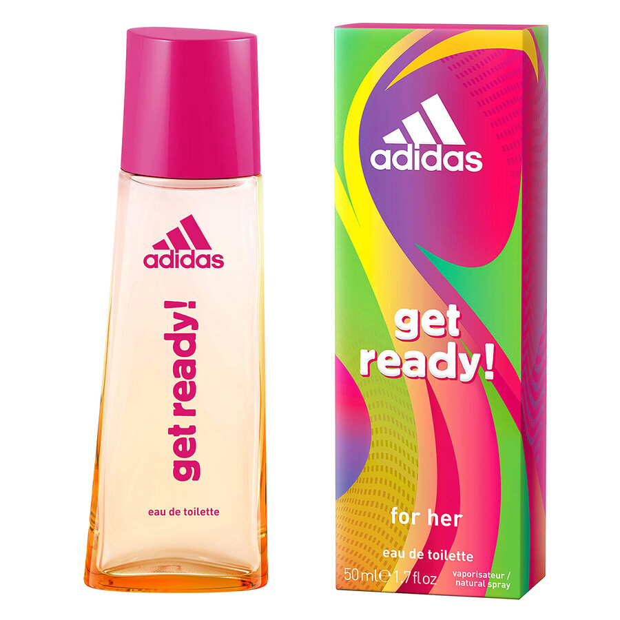 Shop Adidas Originals Adidas Ladies Get Ready! For Her Edt 1.7 oz Fragrances 3607349796136 In N/a