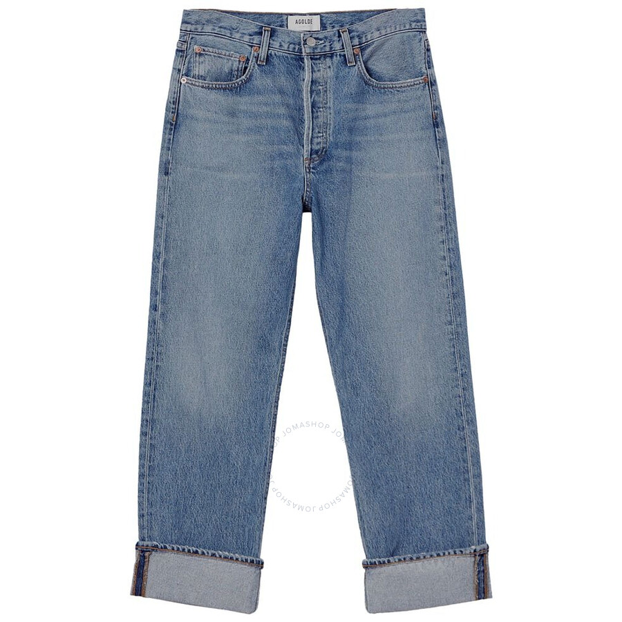 Agolde Fran Invention Low-slung Straight Jeans